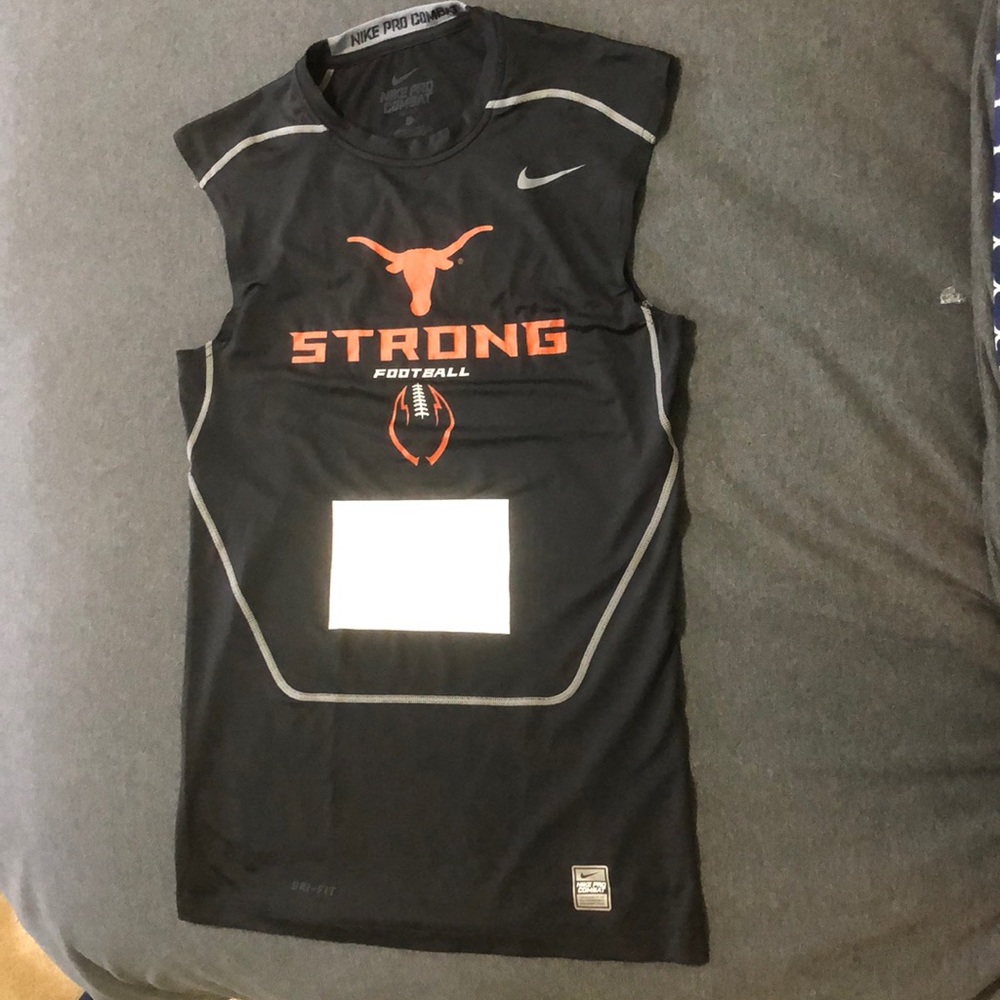 Large Texas Longhorn Nike Dri Fit Compression Wear Tank Top